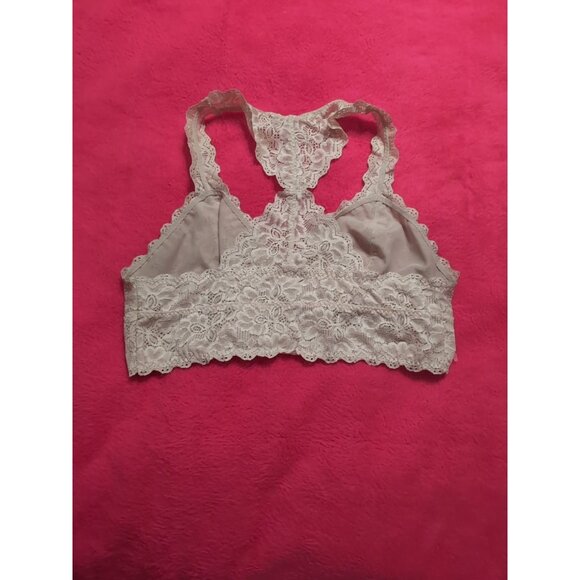 Felina Lingerie White Raceback Bralette Women's Size XL - Picture 2 of 4